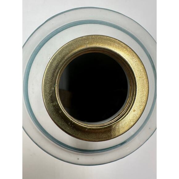 Vintage Lamplight Farm Christmas Holly Vintage Oil Lamp - 13 5/8" Tall - Picture 5 of 5